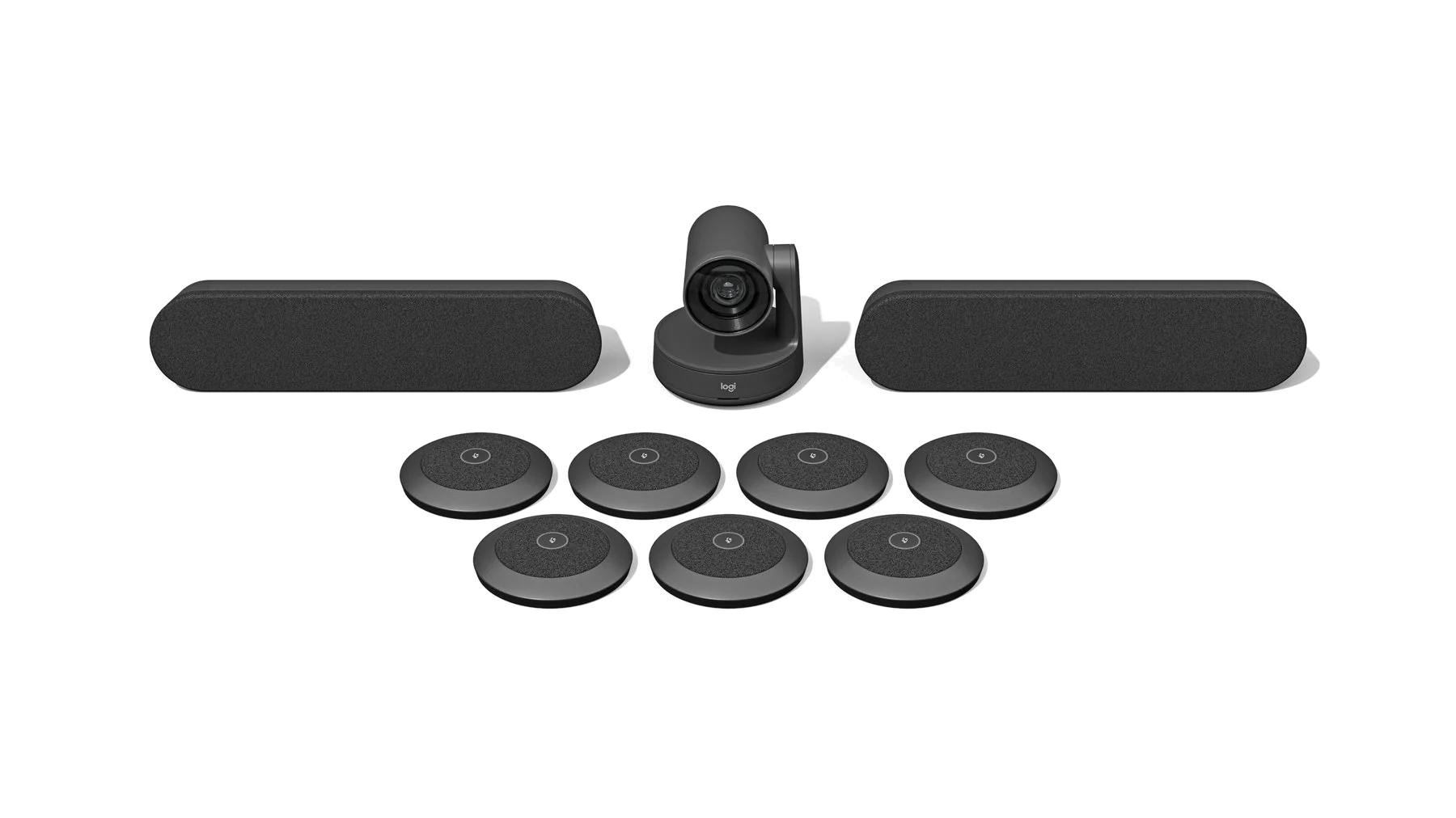 The full Logitech collaboration kit