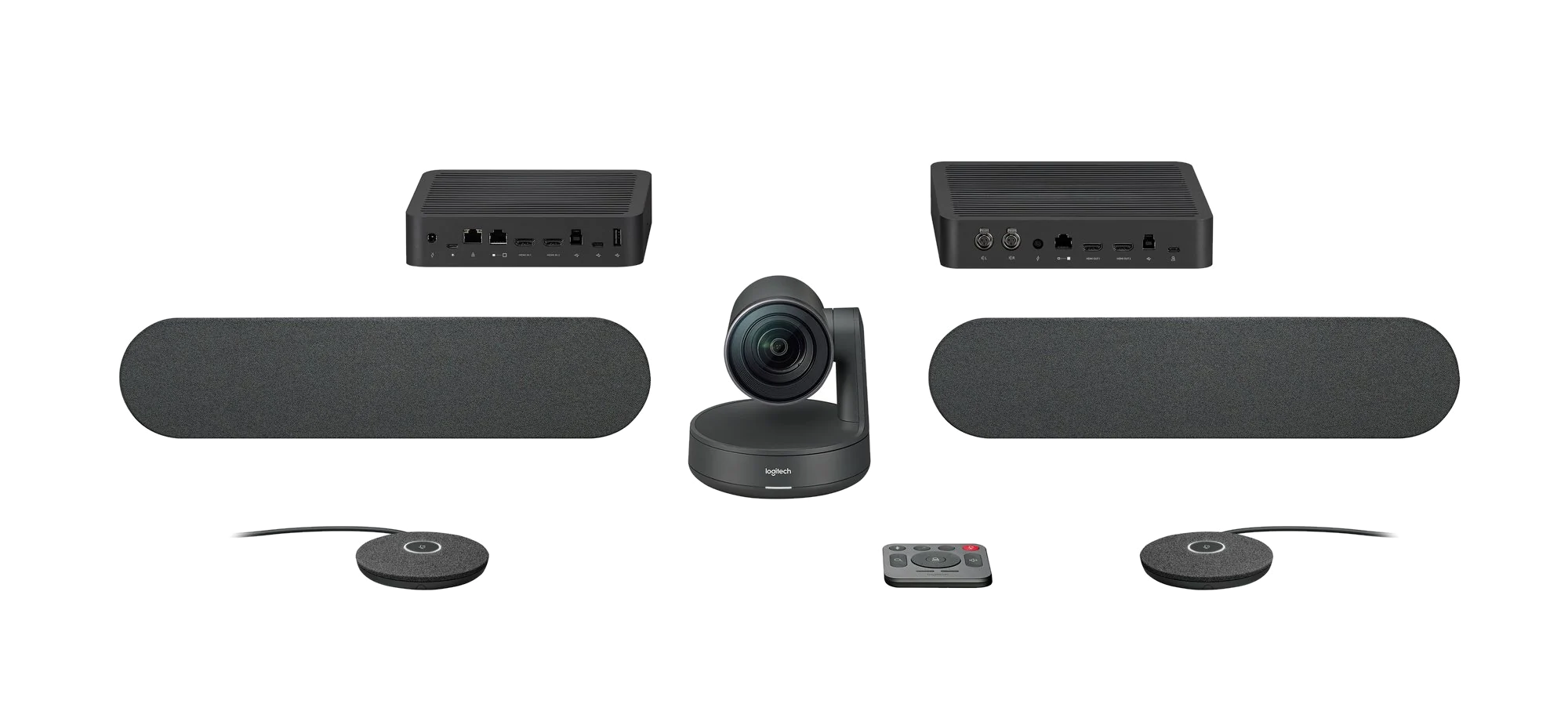 The Logitech Rally Plus system