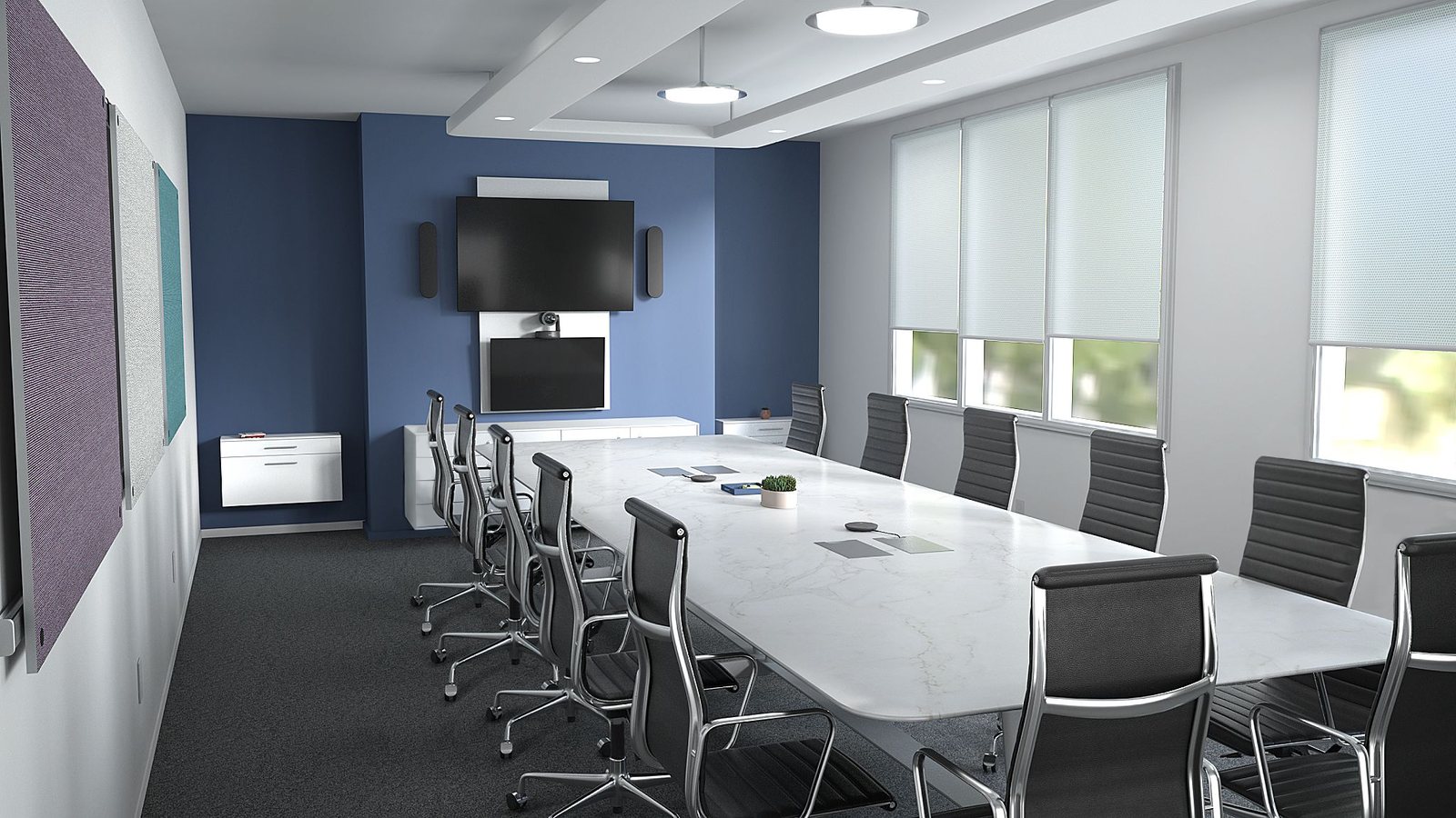 A room ready for a call